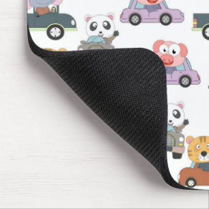 Tapis De Souris Beaux Animaux En Voitures Motif