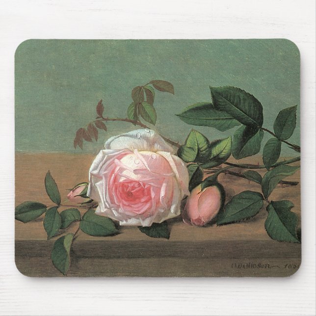 Tapis De Souris Beaux-arts Mousepad floral (Devant)