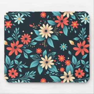 Tapis De Souris Beaux motifs floraux de fleurs