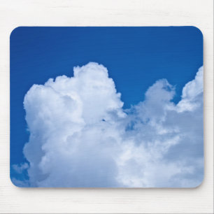 Tapis De Souris Beaux nuages gonflés en ciel bleu