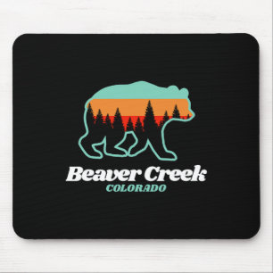 Tapis De Souris Beaver Creek Colorado Ski Snowboard Ours