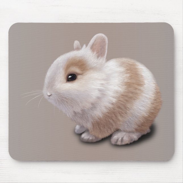 Tapis De Souris Bébé Lapin (Devant)