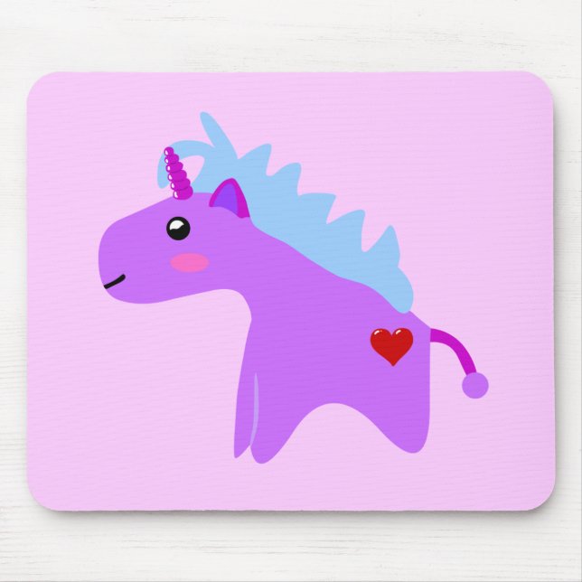 Tapis De Souris Bébé licorne (Devant)