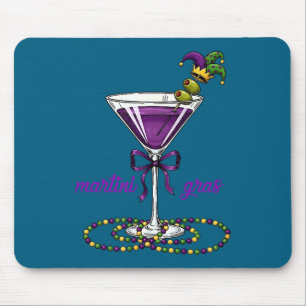 Tapis De Souris Bébé Martini Gras Femmes Filles Art Graphique
