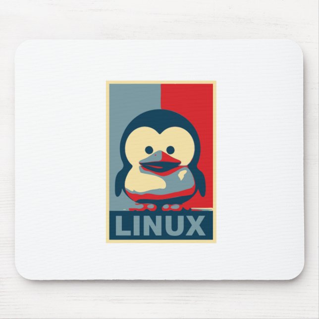 Tapis De Souris Bébé Tux Linux (Devant)
