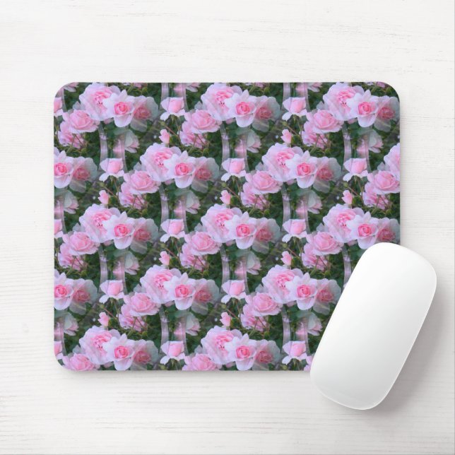 Tapis De Souris Bébés roses..... (Avec souris)