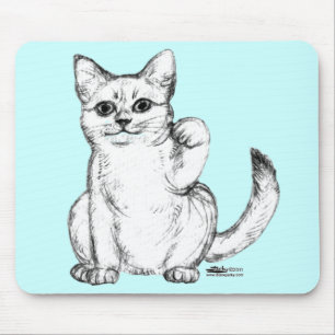 Tapis De Souris Becking Kitty Chat Maneki Neko
