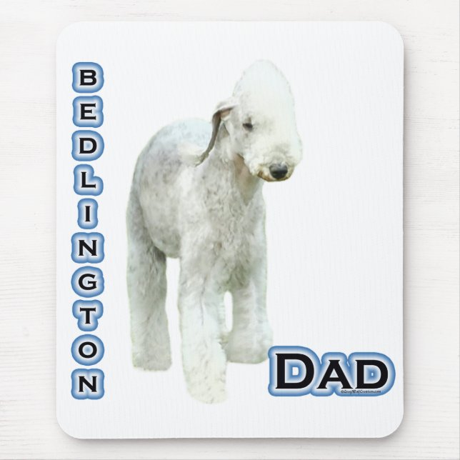 Tapis De Souris Bedlington Terrier Papa 4 (Devant)