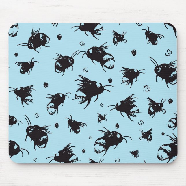 Tapis De Souris Bee Mouse Pad - Bright and Fun Gift Idee (Devant)