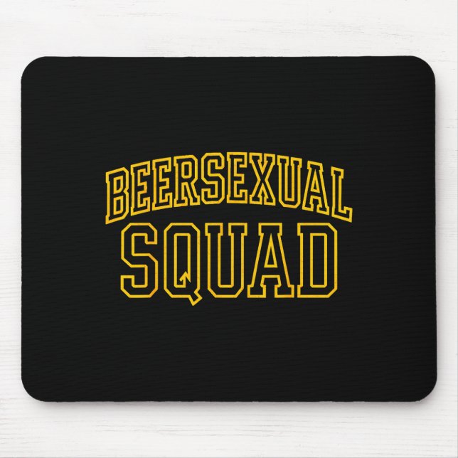 Tapis De Souris Beerual Squad Matching Group Bachelor Party Design (Devant)