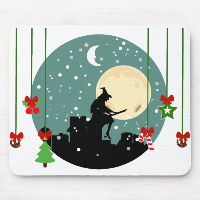 Tapis De Souris befana de noël épiphanie (Devant)
