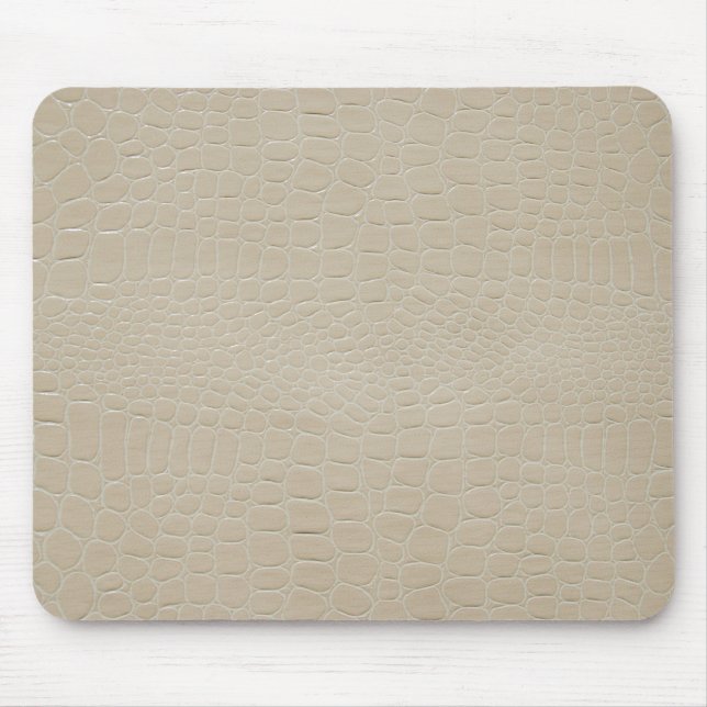 Tapis De Souris Beige d'alligator (Devant)