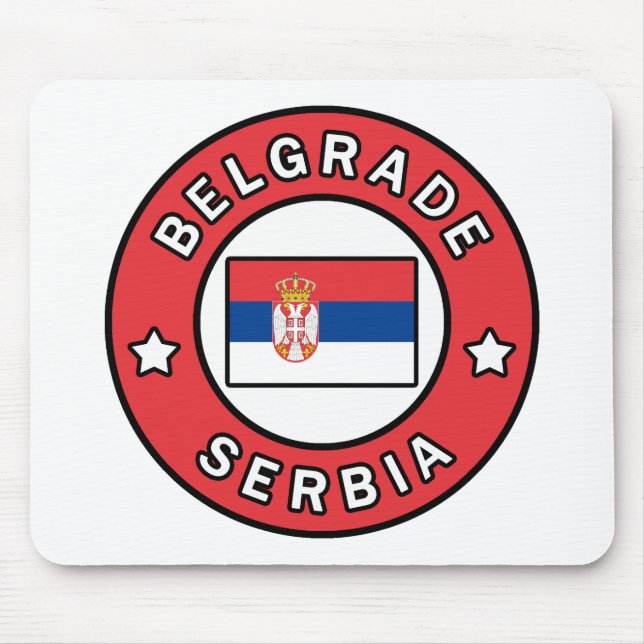 Tapis De Souris Belgrade Serbie (Devant)