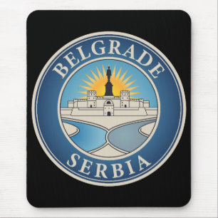 Tapis De Souris Belgrade Serbie Europe de l'Est