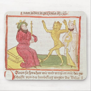 Tapis De Souris Belial danse avant le Roi Solomon