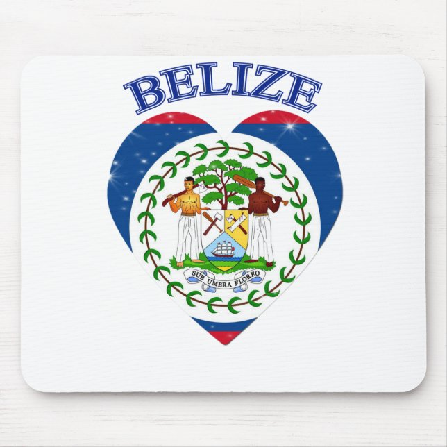 Tapis De Souris Belize Heart (Devant)
