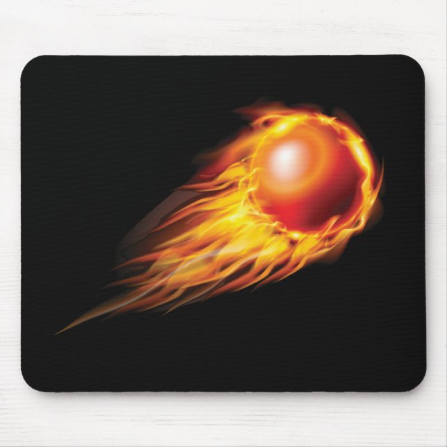 Tapis De Souris Belle balle de feu Mouse Mat (Devant)