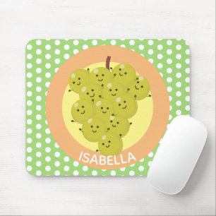 Tapis De Souris Belle bande de raisins amusante illustration