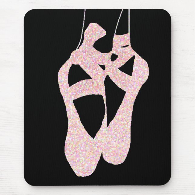 Tapis De Souris Belle Chaussures En Pointe Ballet Mousepad (Devant)