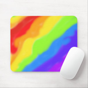 Tapis De Souris Belle conception arc-en-ciel Abstraite