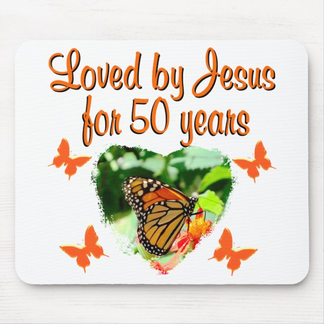 TAPIS DE SOURIS BELLE CONCEPTION DE 50E ANNIVERSAIRE (Devant)