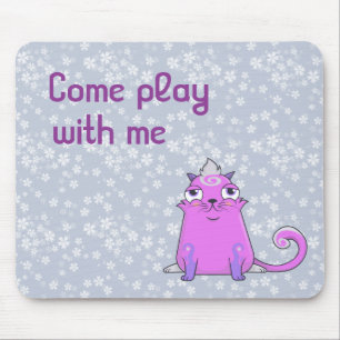Tapis De Souris Belle cryptokitty Bella veut jouer