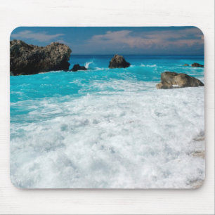Tapis De Souris Belle eau de surf de plage Aloha mariage hawaïen