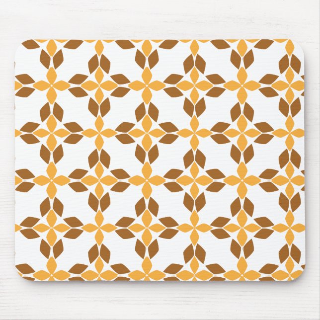 Tapis De Souris belle fleur brun pétale (Devant)