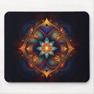 Tapis De Souris Belle Fleur de Lys Fractale