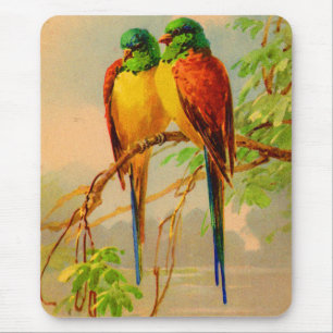 Tapis De Souris belle impression d'oiseaux