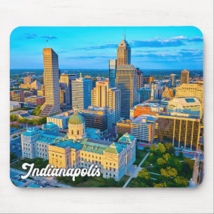 Tapis De Souris Belle Indianapolis, Indiana, États-Unis