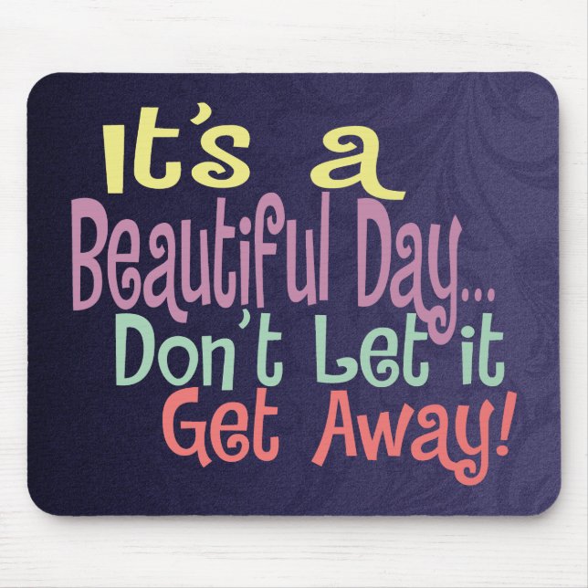 Tapis De Souris Belle journée Mousepad (Devant)