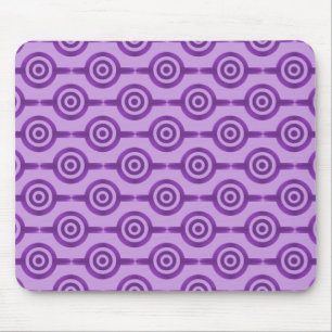 Tapis De Souris Belle Lavande Cercles tendance Mousepad