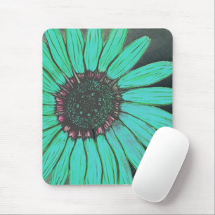 Tapis De Souris Belle main Fleur Sketched
