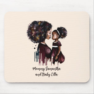 Tapis De Souris Belle maman et fille noire (25)