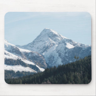 Tapis De Souris Belle Montagnes couvertes de Neige