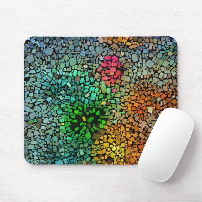 Tapis De Souris Belle mosaïque (Avec souris)