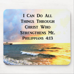 TAPIS DE SOURIS BELLE PHILIPPIENNE 4:13 PHOTO DE LA SCRIPTURE