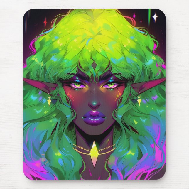 Tapis De Souris Belle reine elfe glorieuse (Devant)