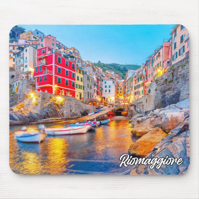 Tapis De Souris Belle Riomaggiore, Italie (Devant)