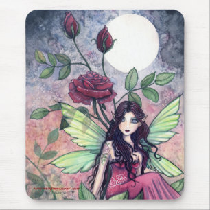 Tapis de souris Belle Rose gothique par Molly Harr