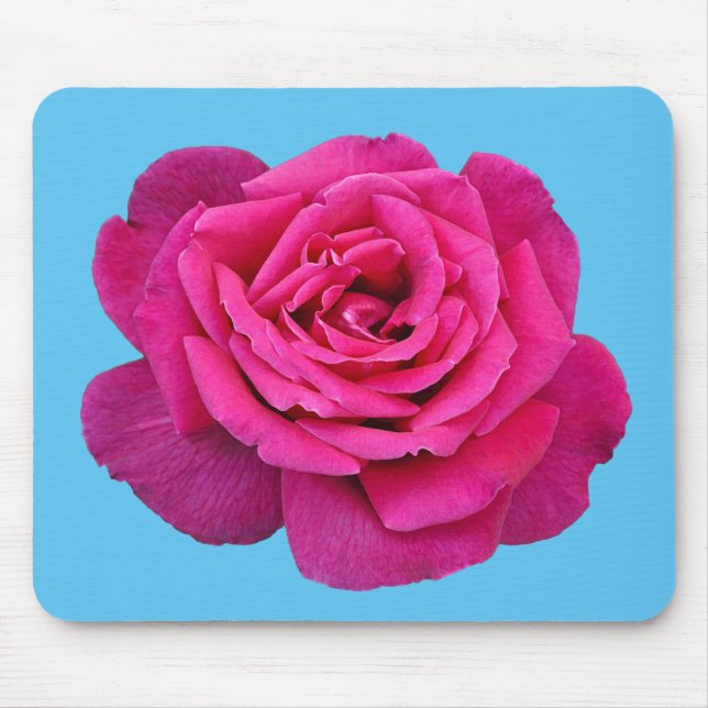 Tapis De Souris Belle rose rose (Devant)