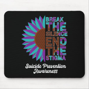 Tapis De Souris Belle sensibilisation à la prévention du suicide T