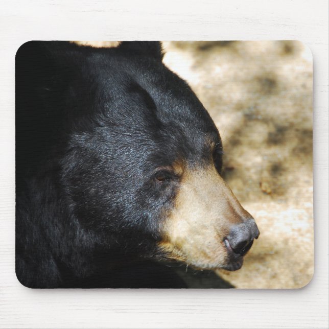 Tapis De Souris Belle souris d'ours noir (Devant)