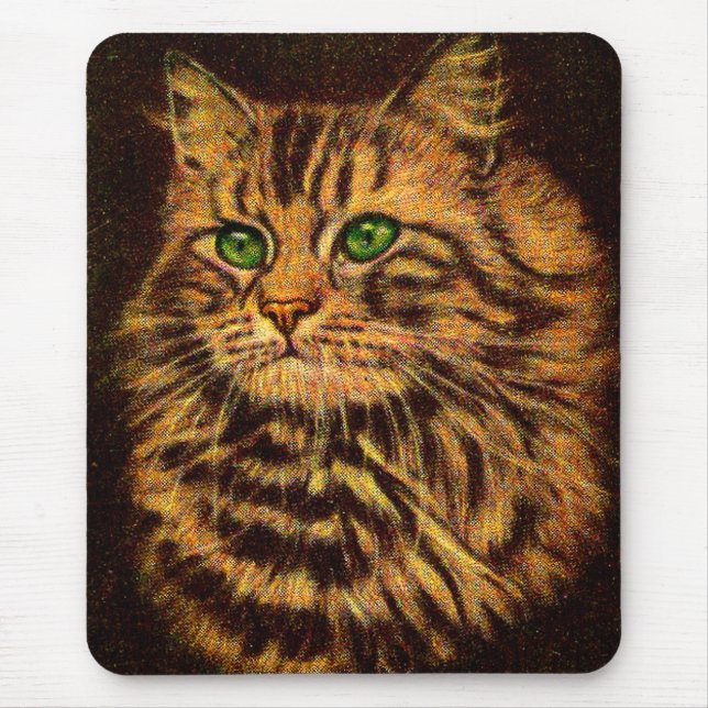 Tapis De Souris belle tabby à cheveux longs (Devant)