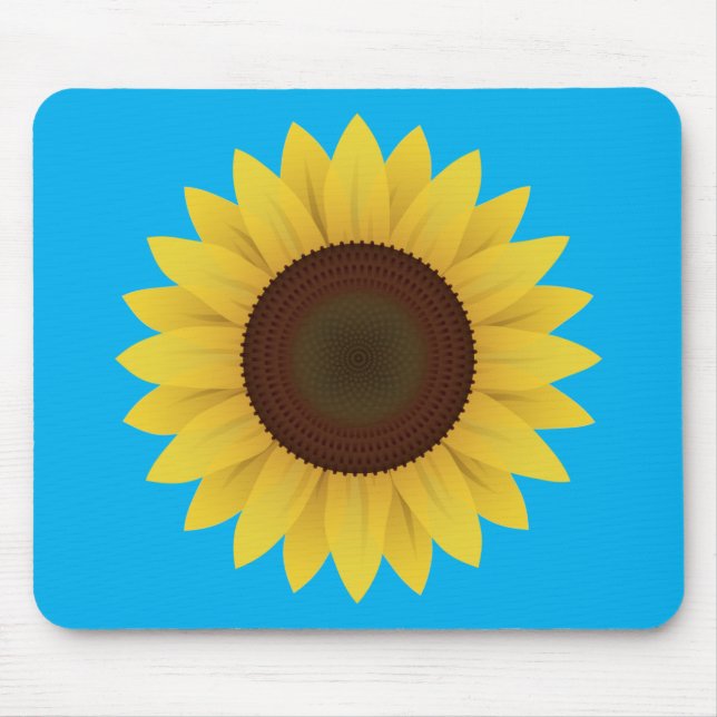 Tapis De Souris Belle tournesol d'été (Devant)