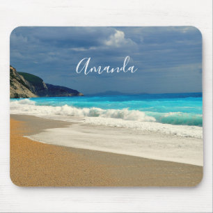 Tapis De Souris Belle Turquoise Bleue Mer Tropicale Photographie