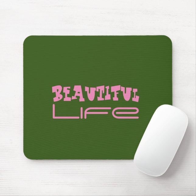 Tapis De Souris Belle vie Mousepad (Avec souris)