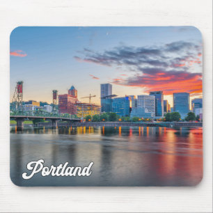 Tapis De Souris Belle Ville De Portland, Oregon