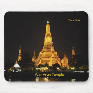 Tapis De Souris Belle vue nocturne de Bangkok